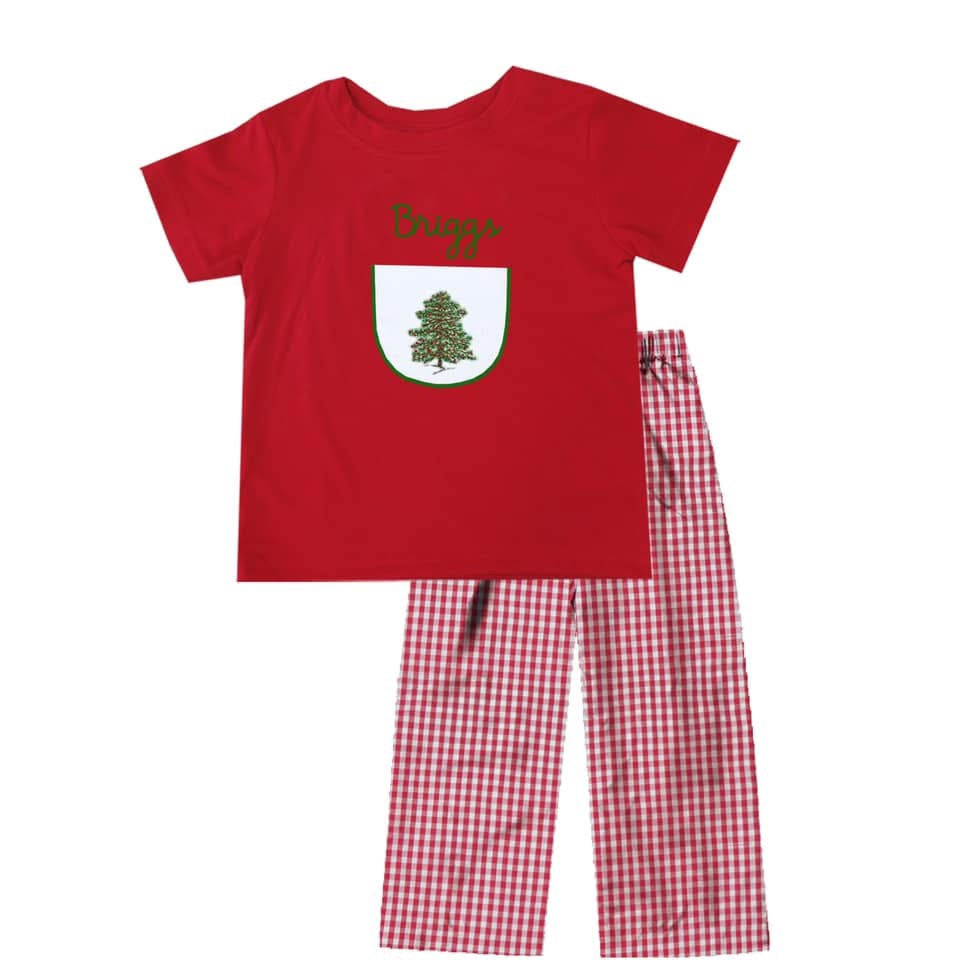 Embroidery - Evergreen Sibling Set - ETA October to LC