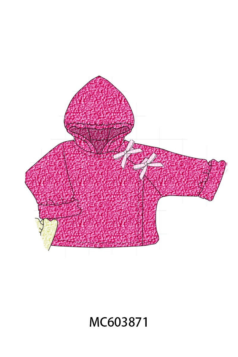 PO85 Fleece bow coat collection - ETA LATE AUGUST to LC