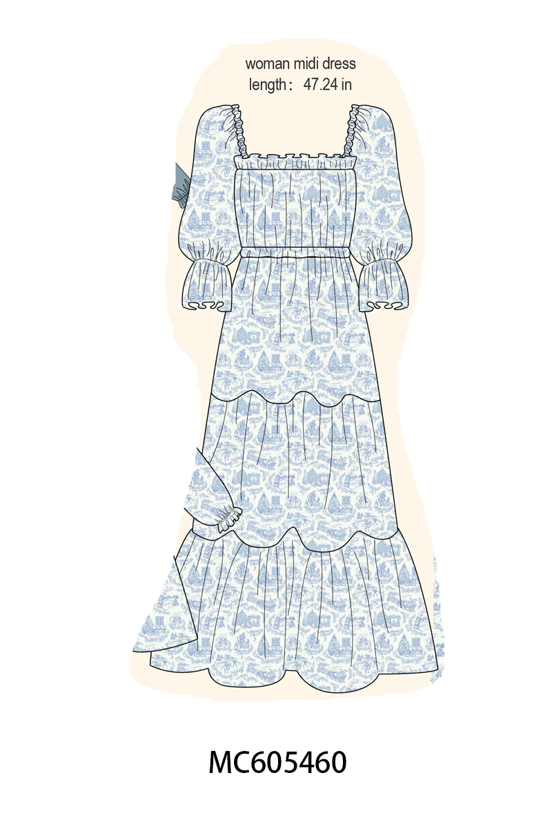 PO93 Blue toile holiday print collection - ETAA mid-November to LC