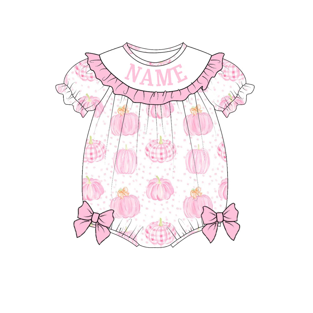 Pink Pumpkin Machine Smock - ETA Early October