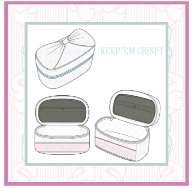 Keep 'Em Crispy - Limited Edition Bow Keeper - Hand Smocked - ETA September to LC