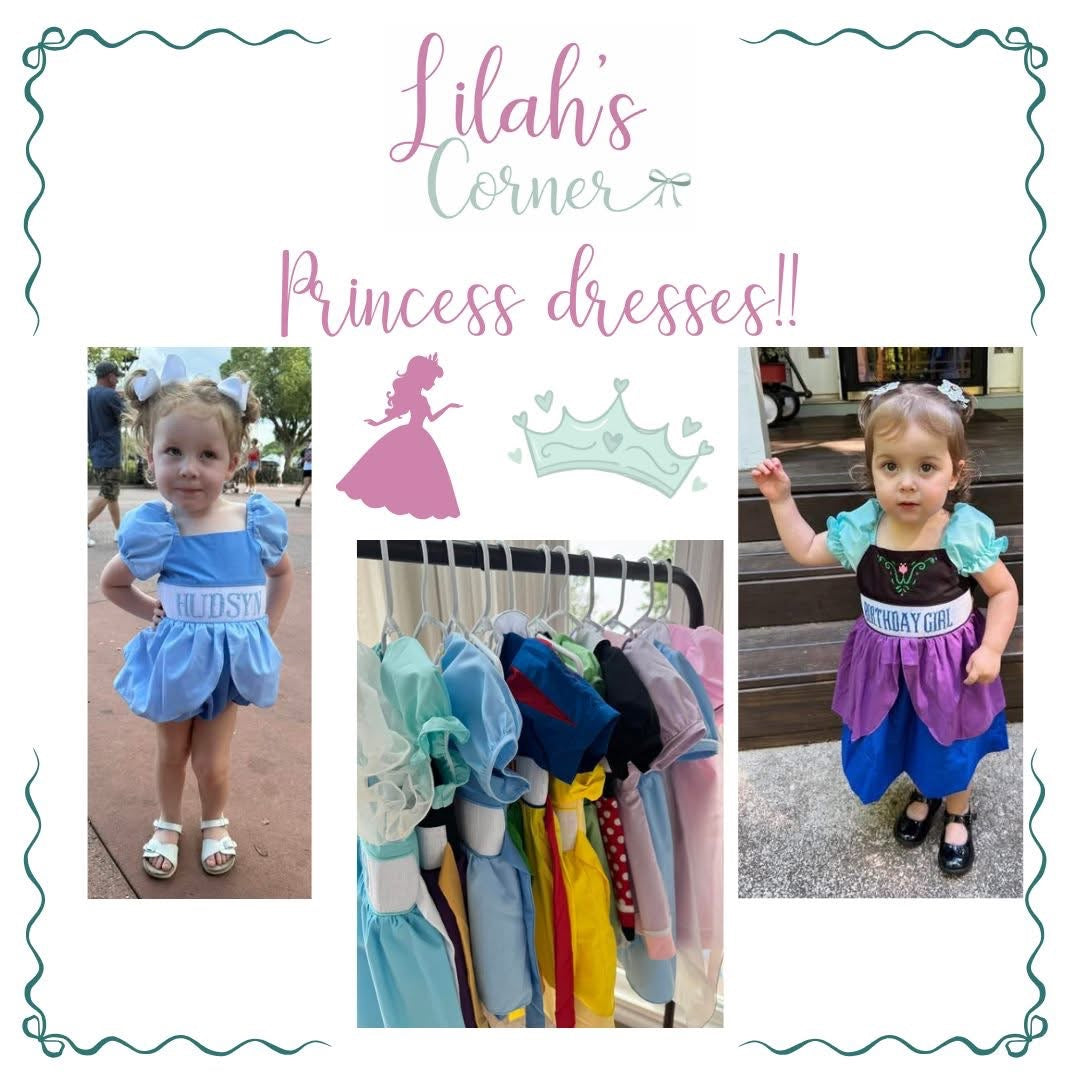 Princess Dresses - ETA January to LC