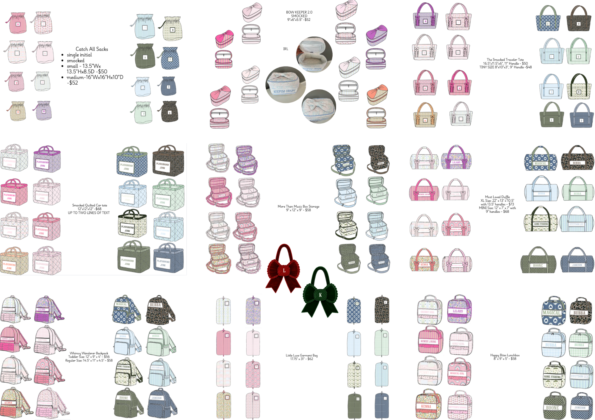 SMOCKED LUGGAGE - ETA DECEMBER
