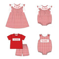 Red Plaid Machine Smock - ETA NOVEMBER