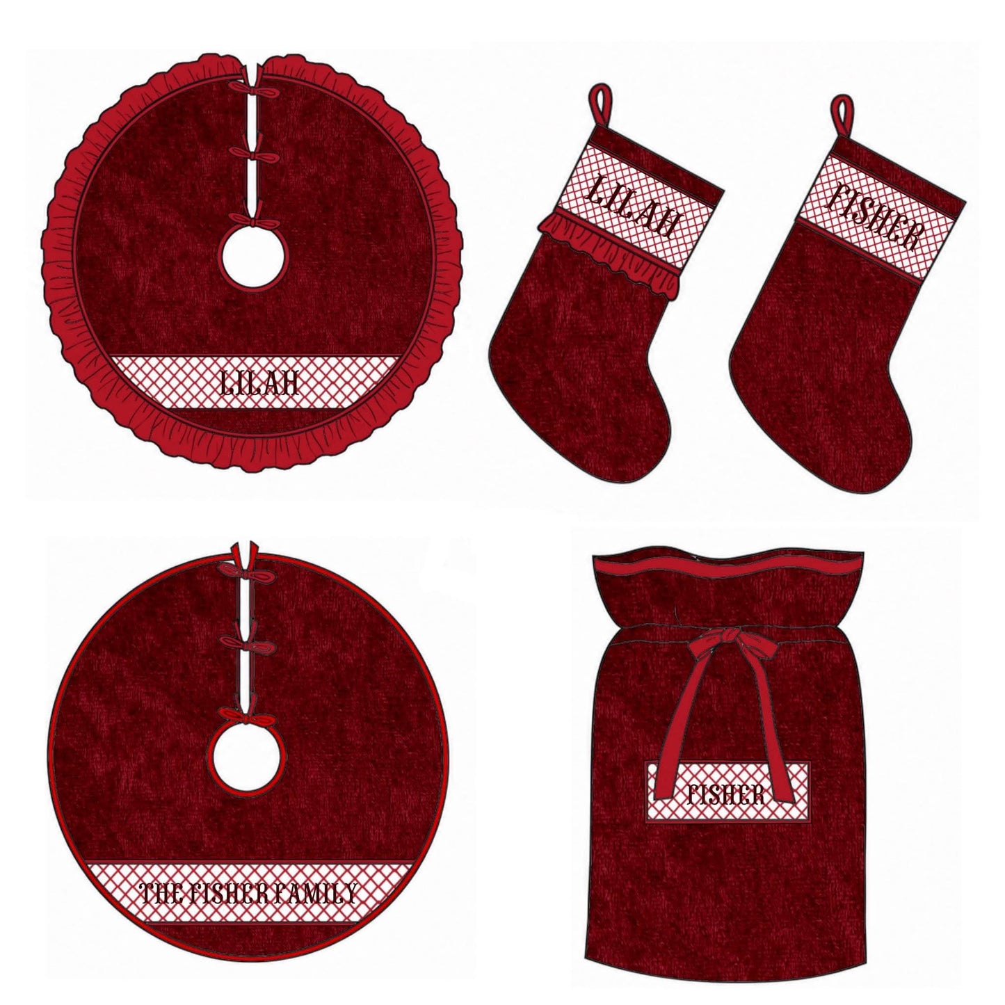 Hand Smocked Christmas Essentials - ETA October to LC