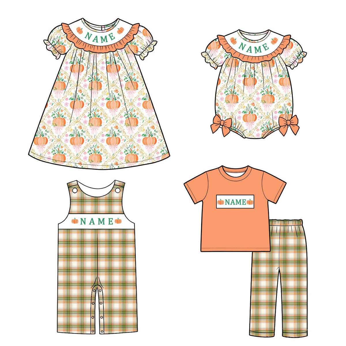 Pumpkin Pie Machine Smock - ETA NOVEMBER