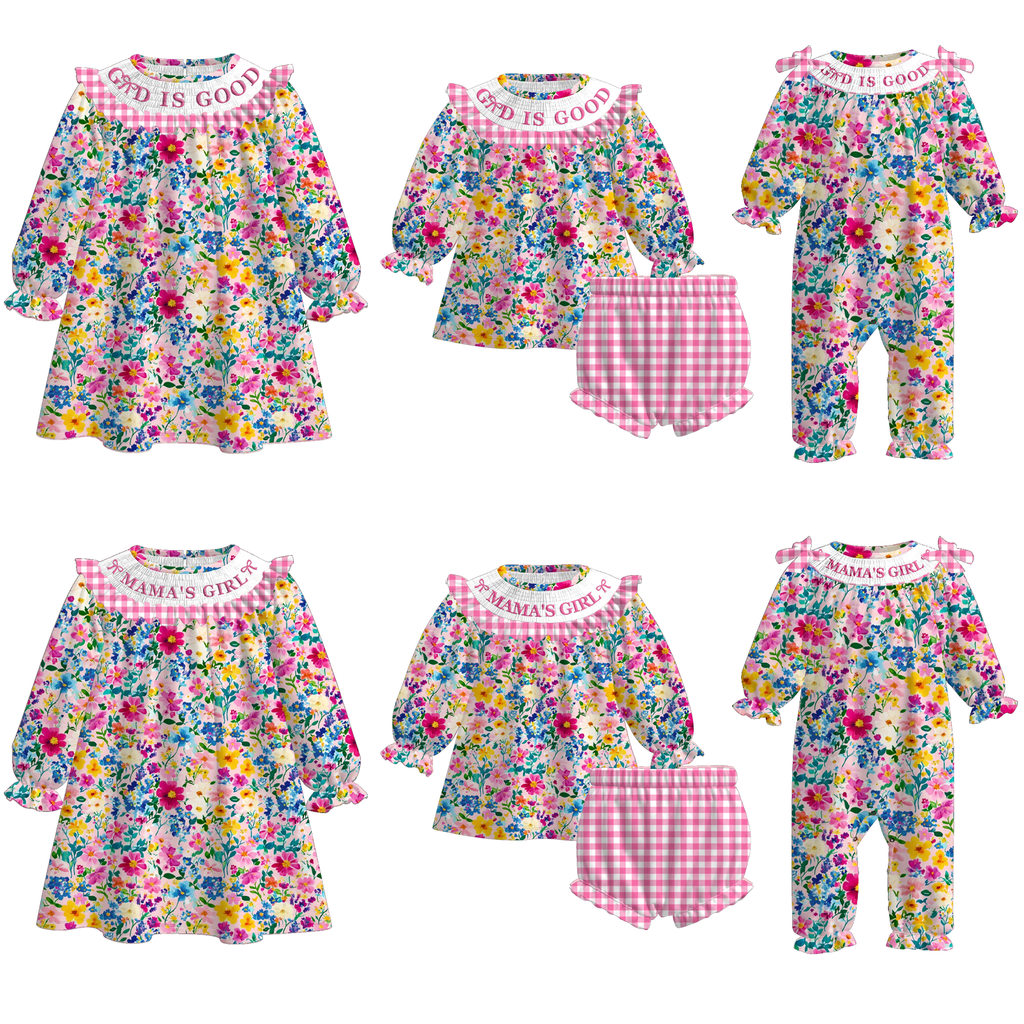 Fall Floral Machine Smock - ETA NOVEMBER