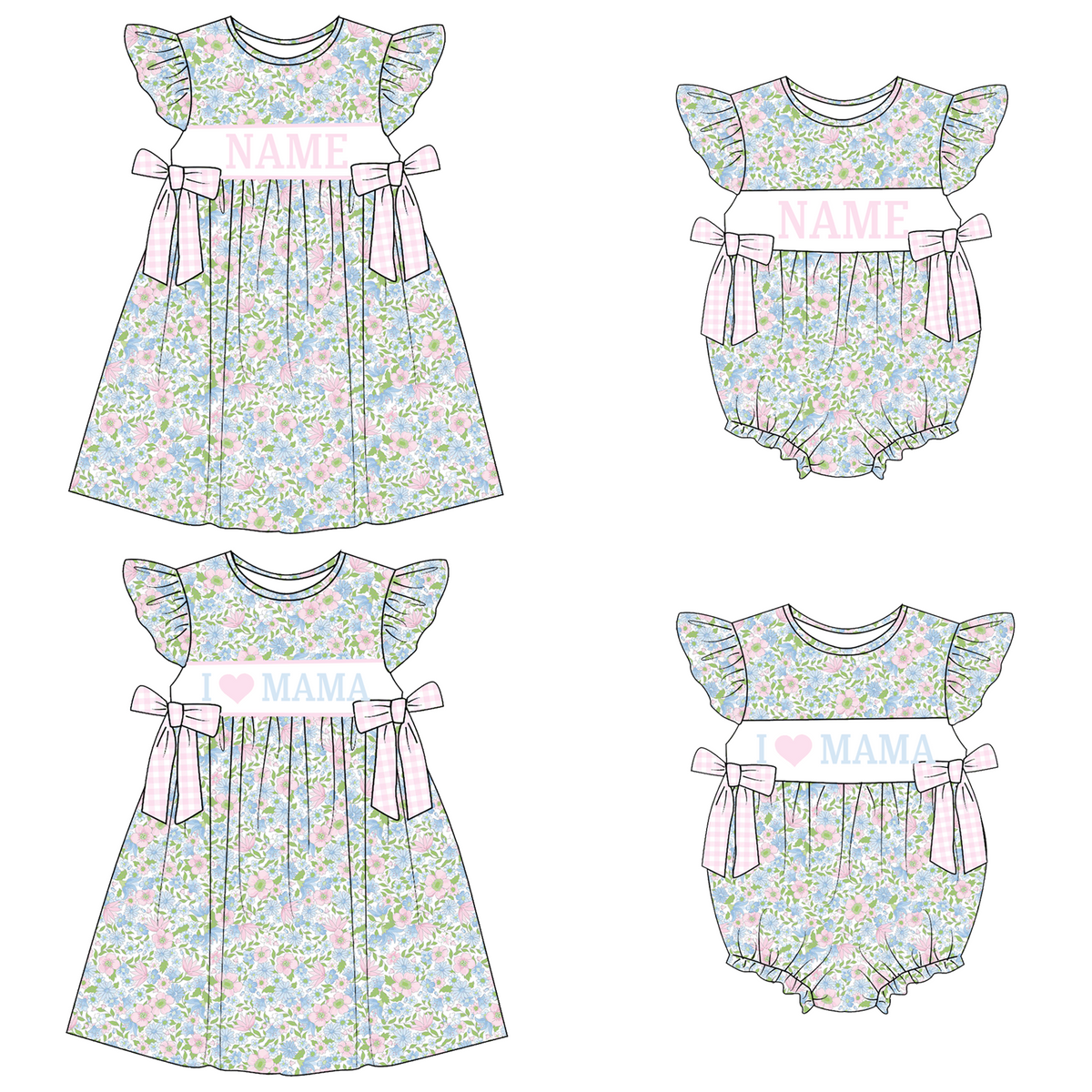 I Love Mama Machine Smock - ETA NOVEMBER
