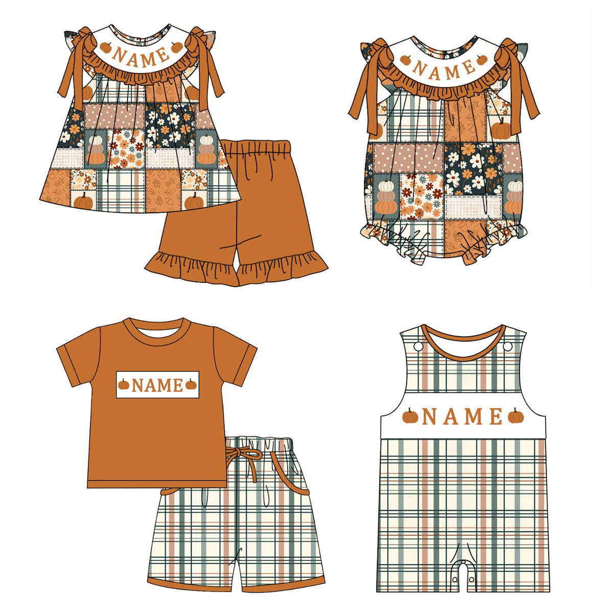 Little Pumpkin Machine Smock - ETA NOVEMBER