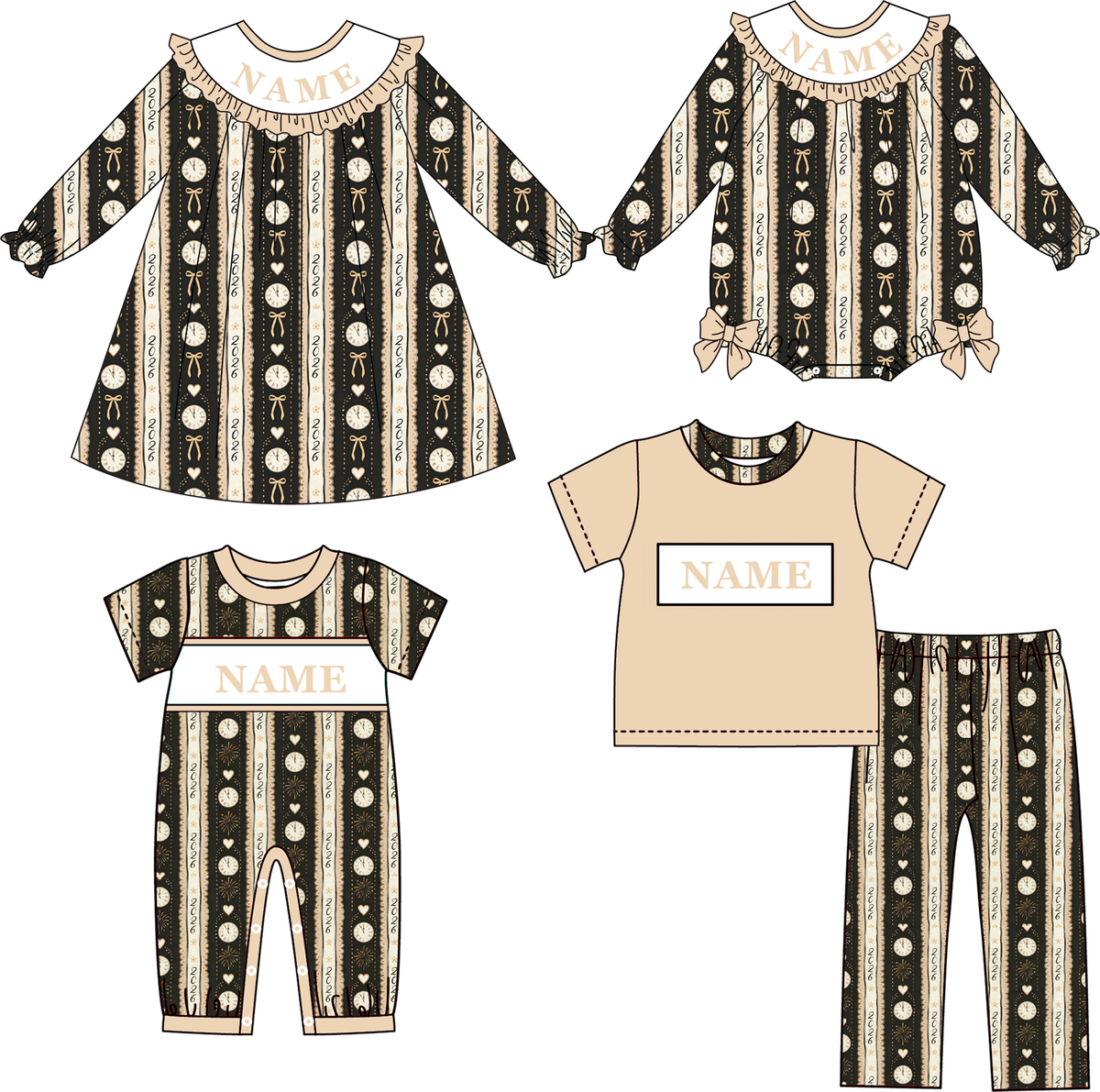 New Year Bow Machine Smock - ETA NOVEMBER
