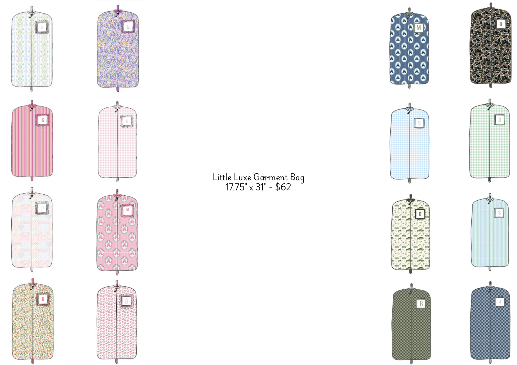 Little Luxe Garment Bag - ETA DECEMBER