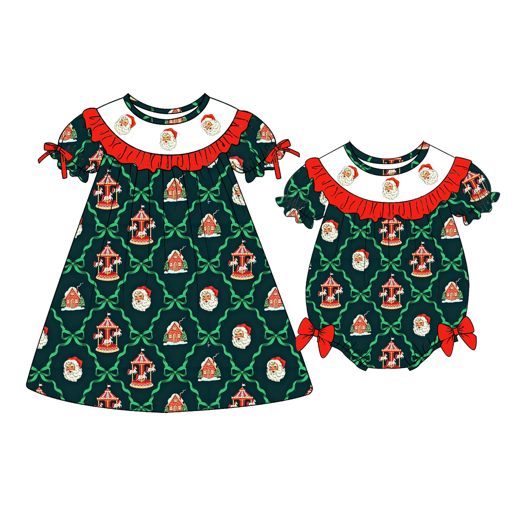 Merry Christmas Machine Smock - ETA NOVEMBER