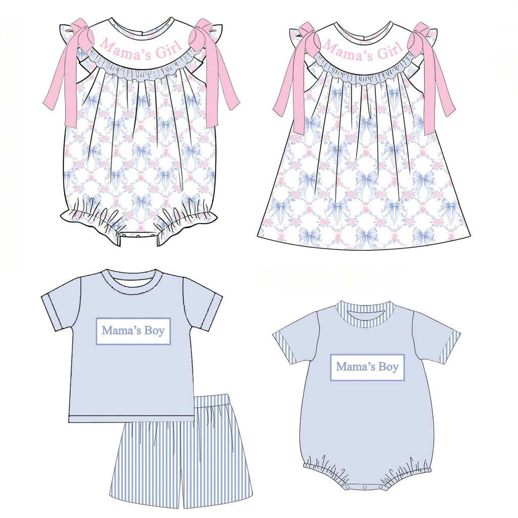Mama's Girl & Boy Machine Smock - ETA NOVEMBER