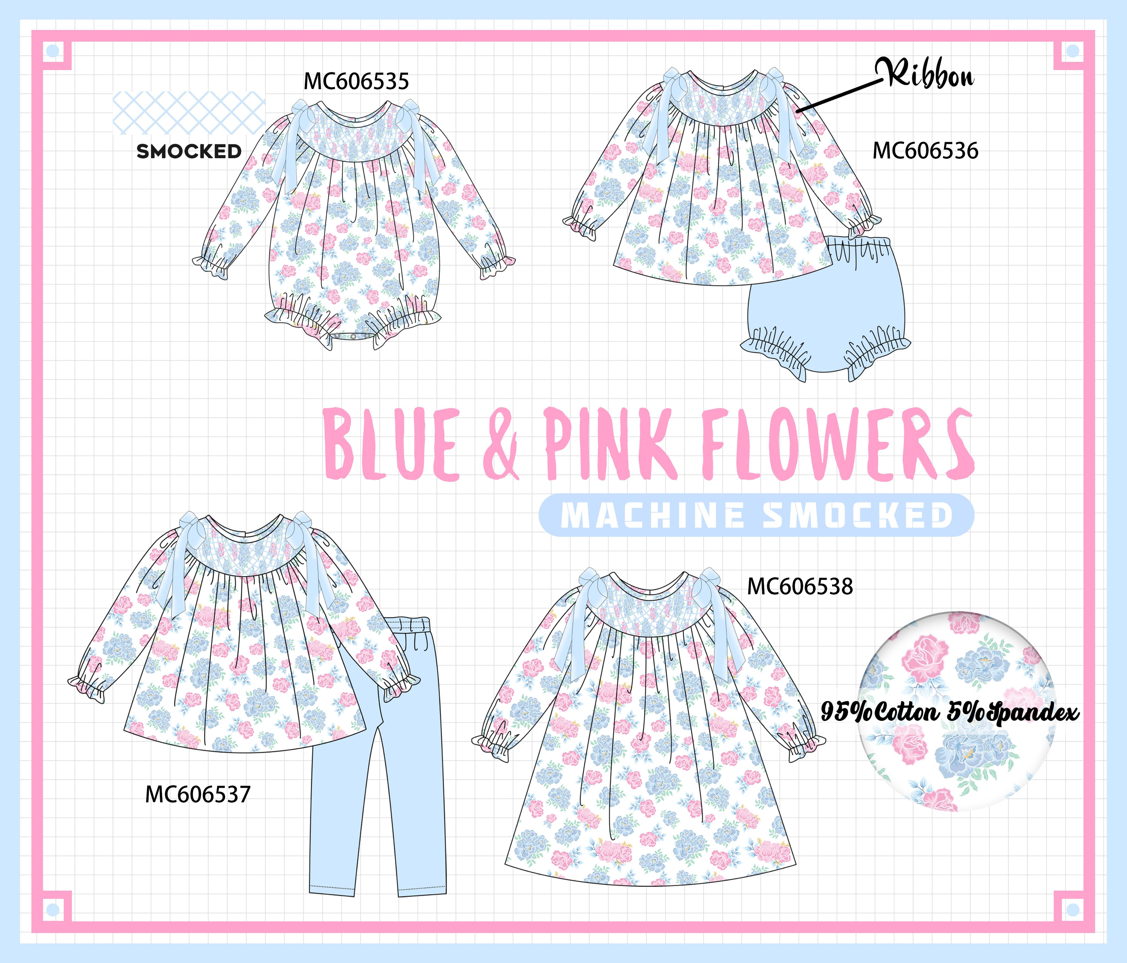 PO96 Blue&pink floral smocked collection - ETA December to LC