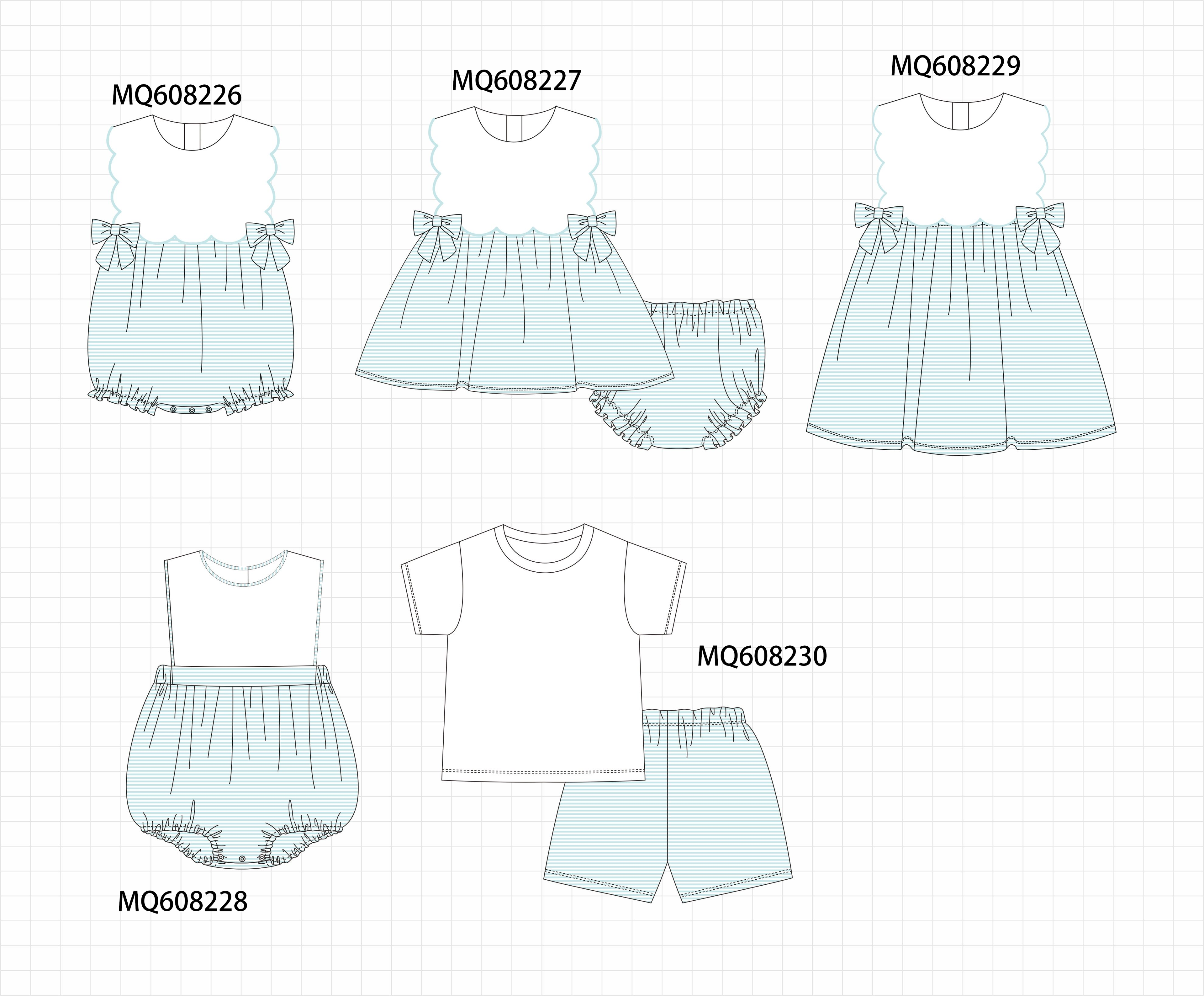 ETA MARCH 2026-po103 Blue stripe bow collection