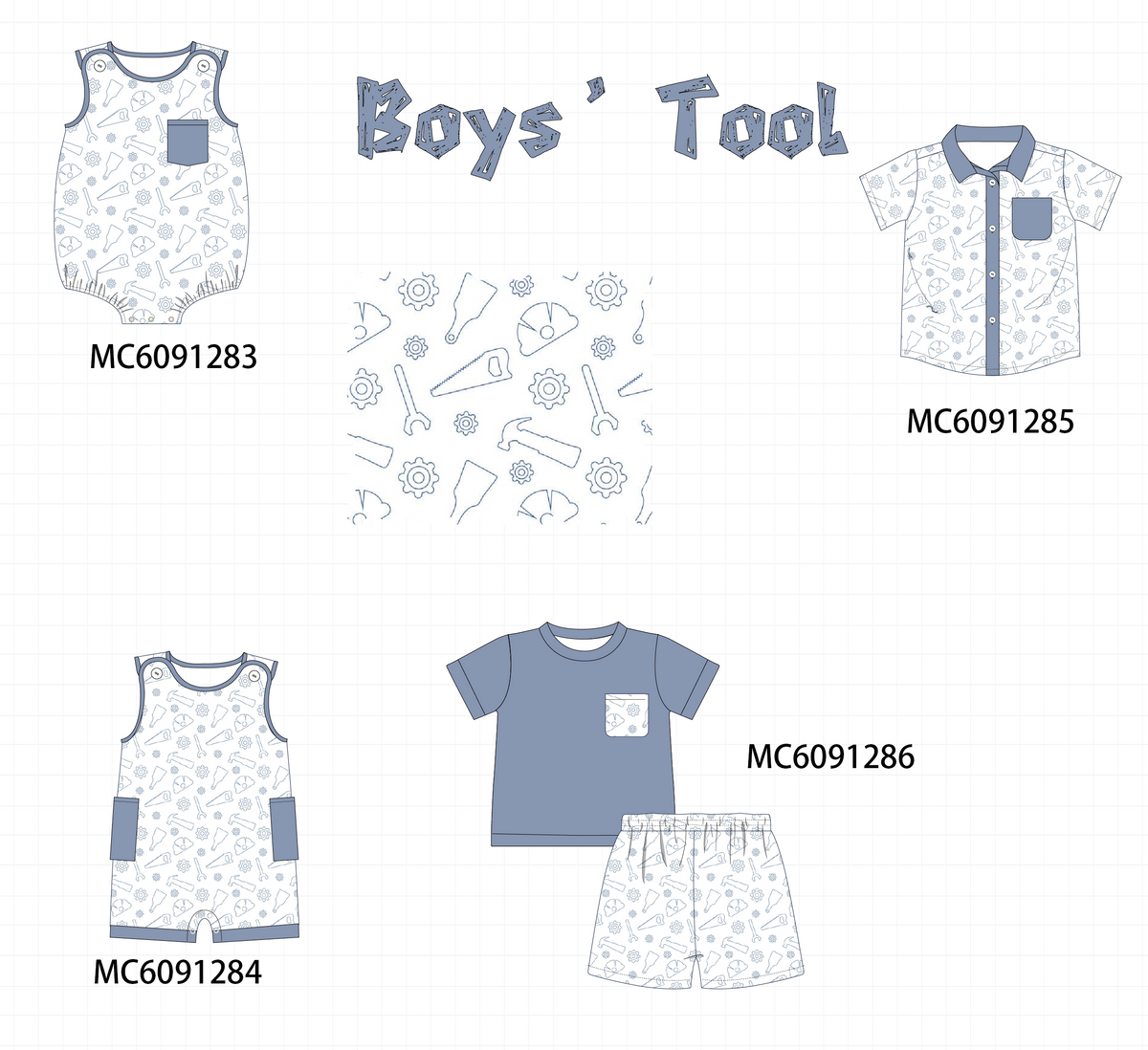 PO107 Blue tool boy collection  ETA MARCH