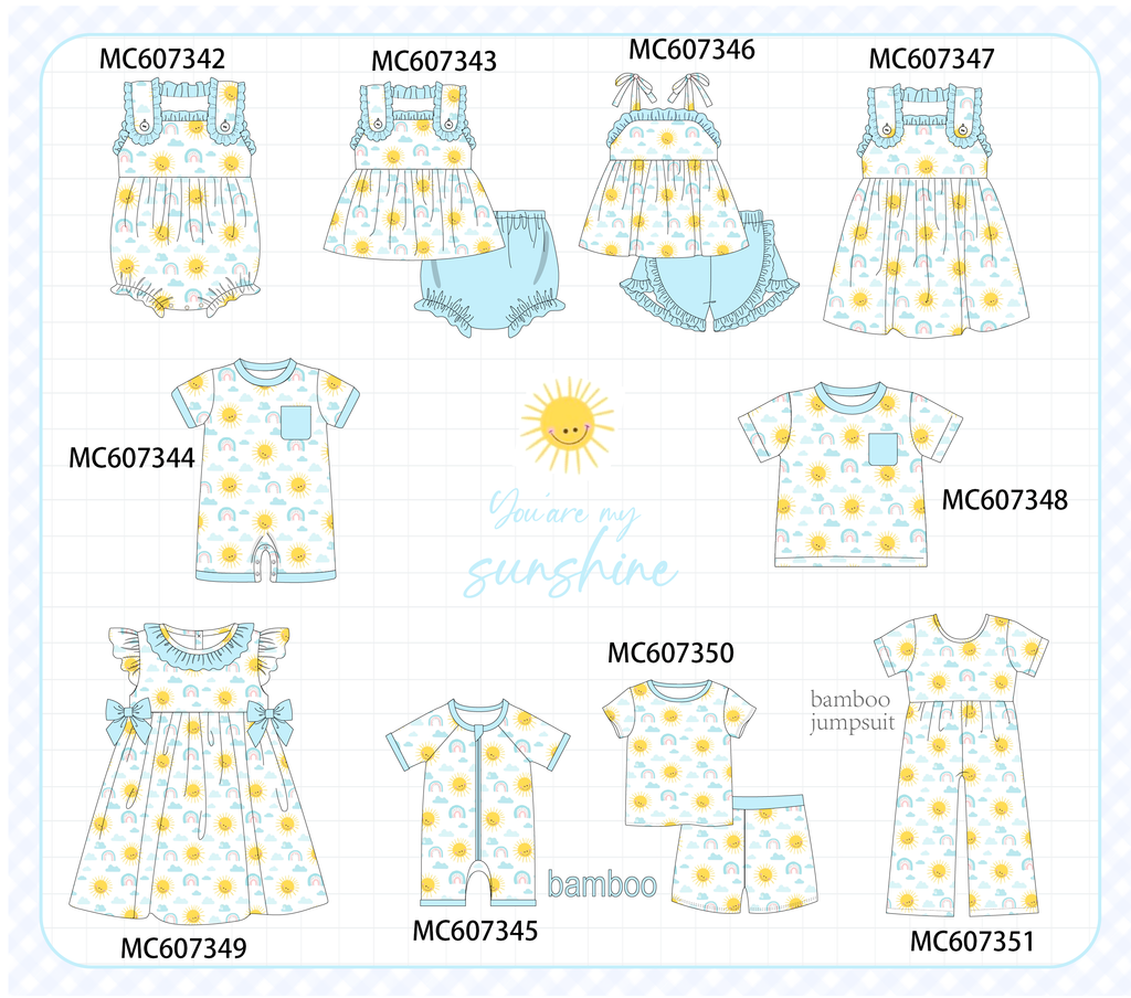 PO99 Blue you're my sunshine collection