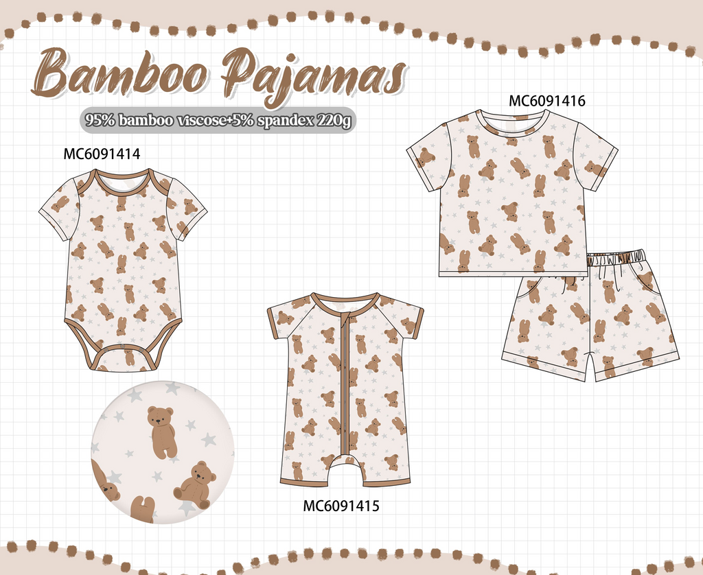 PO107 Brown bear bamboo collection  ETA MARCH