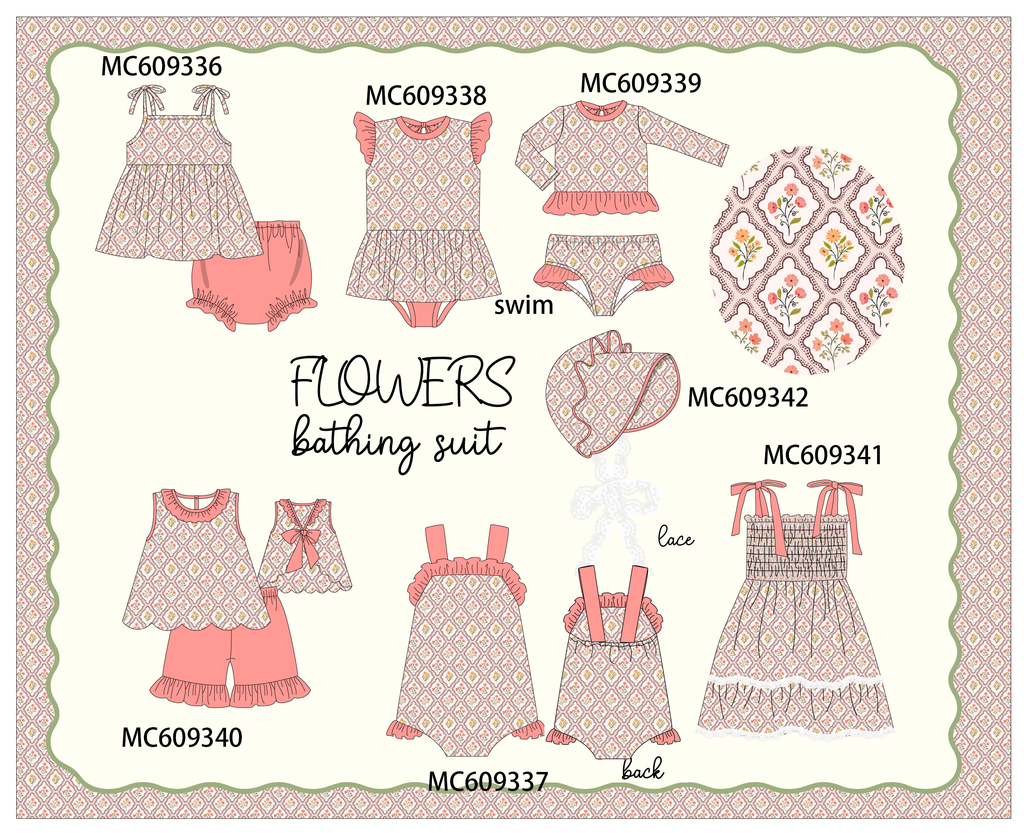 ETA MARCH 2026-po104 Coral floral print collection