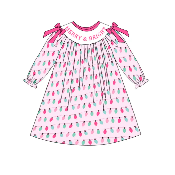Holly Jolly / Merry & Bright Machine Smock - ETA Early October (Copy)