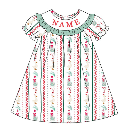 Christmas Goose Machine Smock - ETA NOVEMBER
