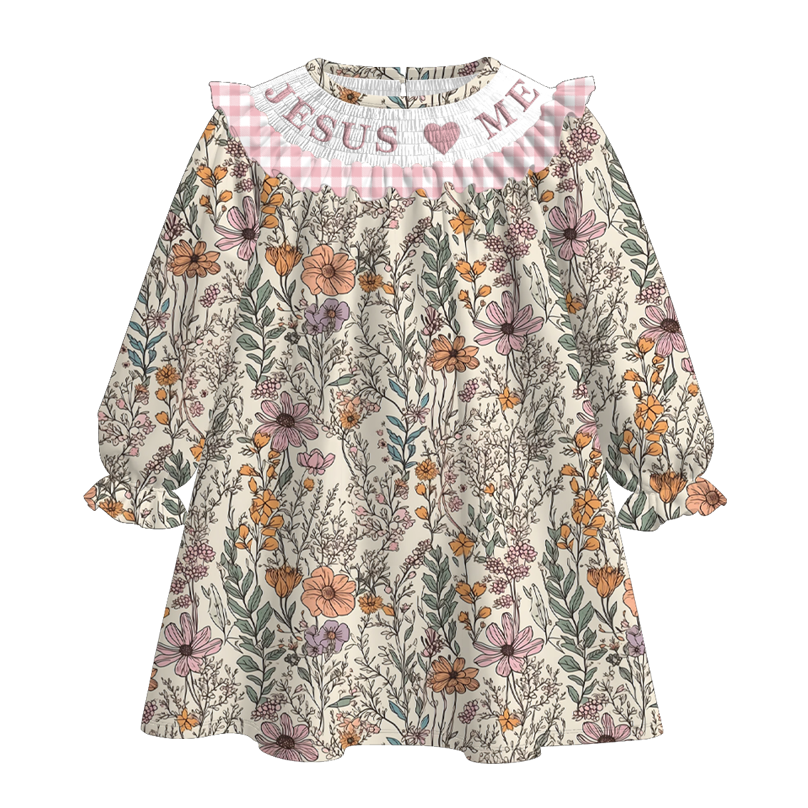 Autumn Blooms Machine Smock - ETA NOVEMBER