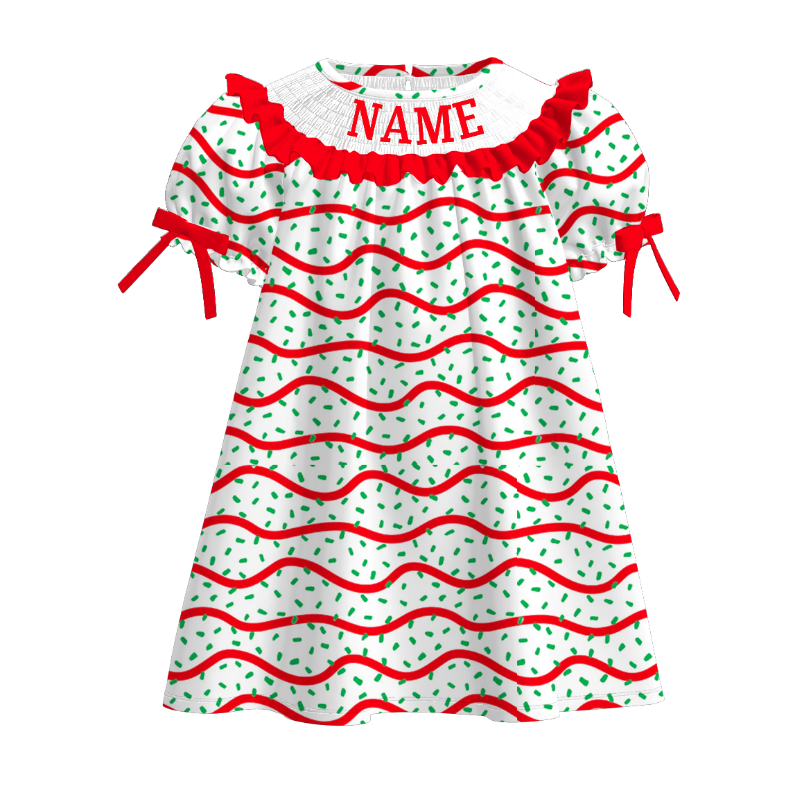 Christmas Tree Machine Smock - ETA NOVEMBER