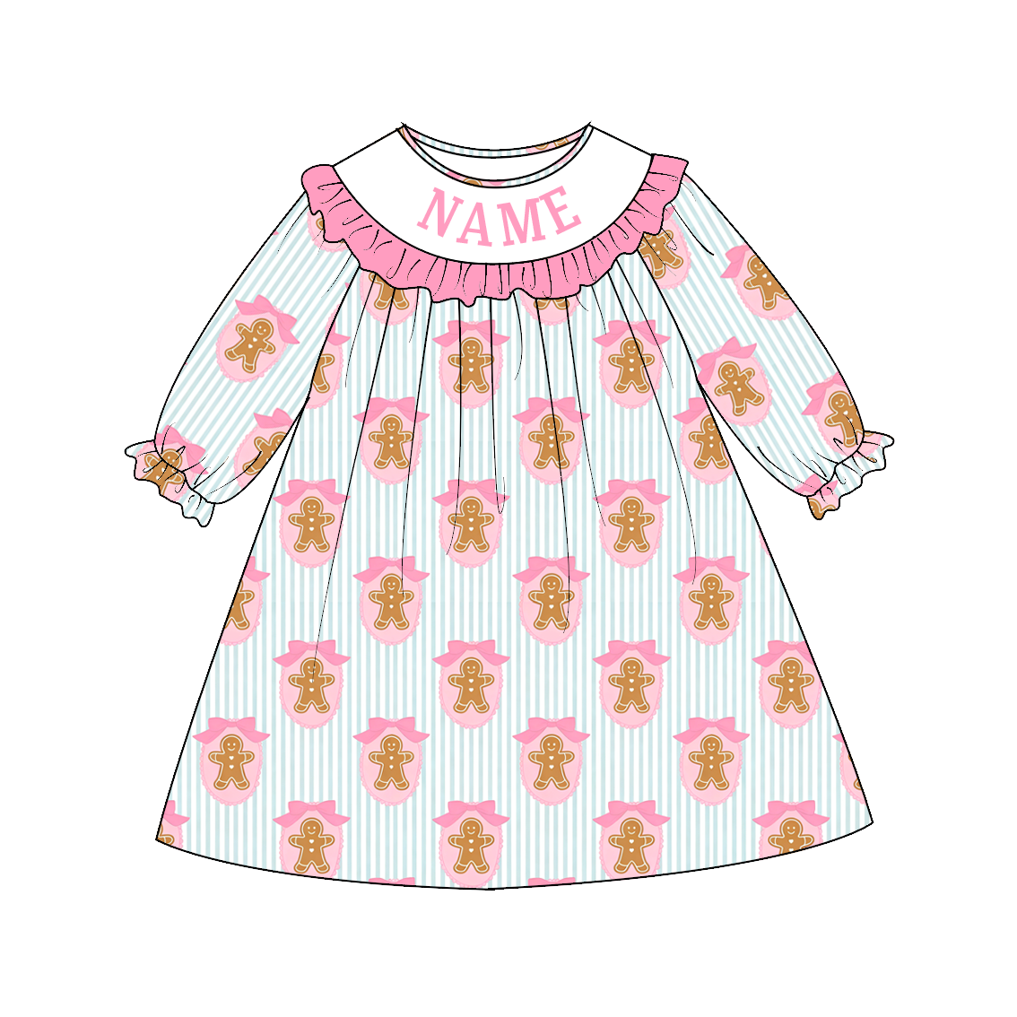 Gingerbread Machine Smock - ETA NOVEMBER