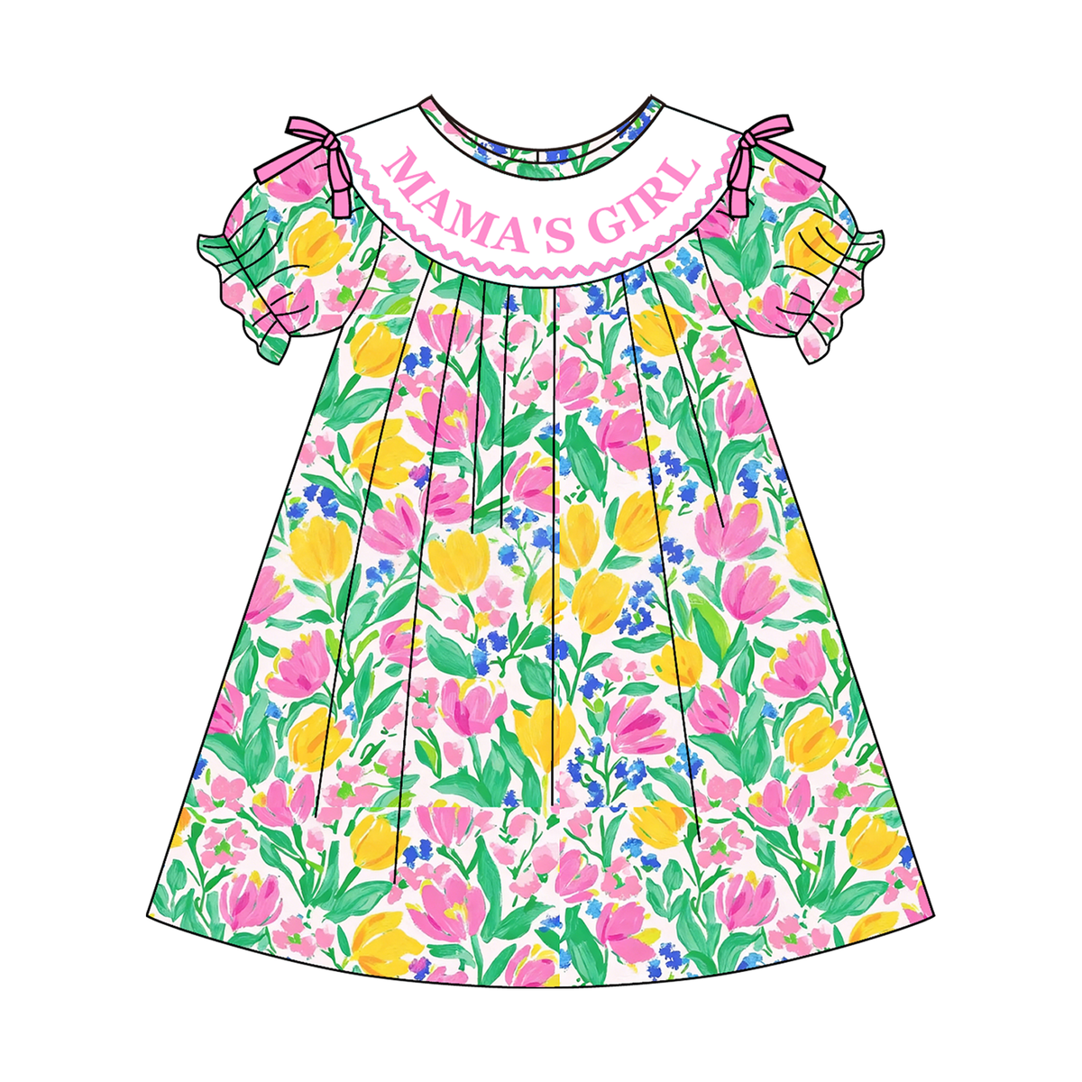 Mama's Girl Machine Smock - ETA NOVEMBER