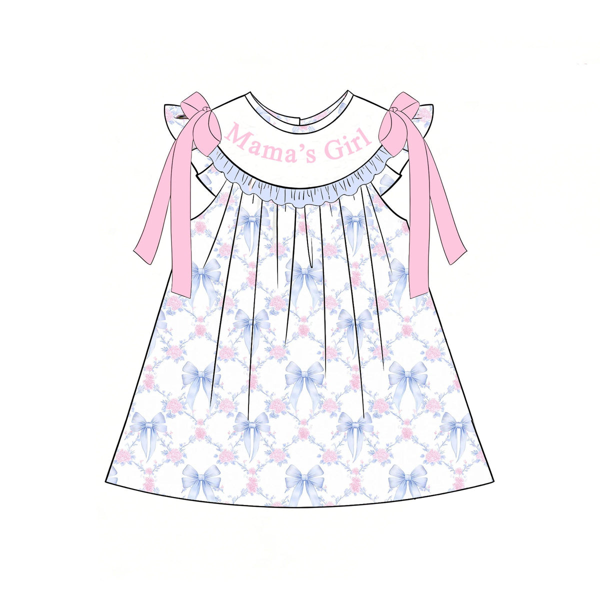 Mama's Girl & Boy Machine Smock - ETA NOVEMBER