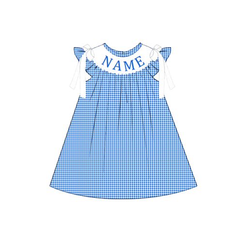 Blue Plaid Machine Smock - ETA NOVEMBER