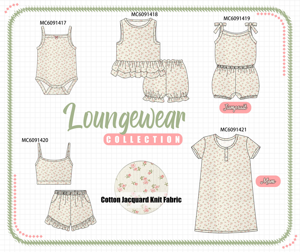 PO107 Floral print jacquard collection  ETA MARCH