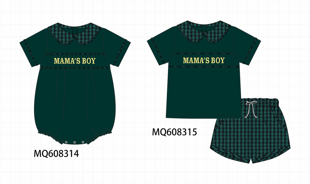 ETA MARCH 2026-po103 Forest MAMA'S BOY embroidery collection