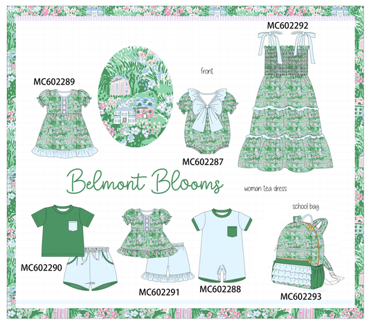 PO81 Green house floral print collection