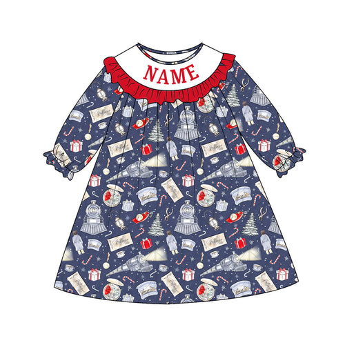 Christmas Train Machine Smock - ETA NOVEMBER