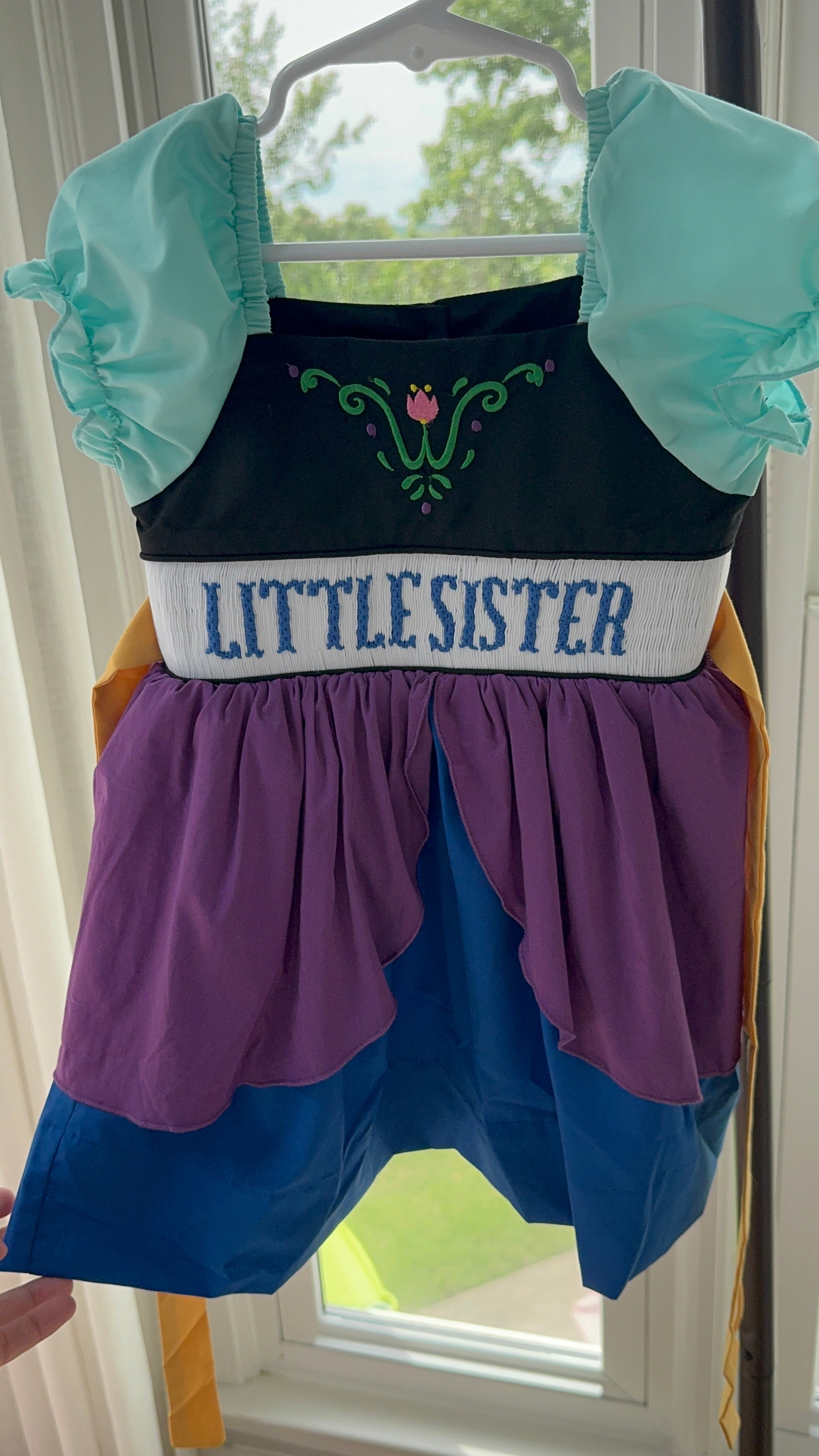 Hand Smocked Pretty As Princess Bubble