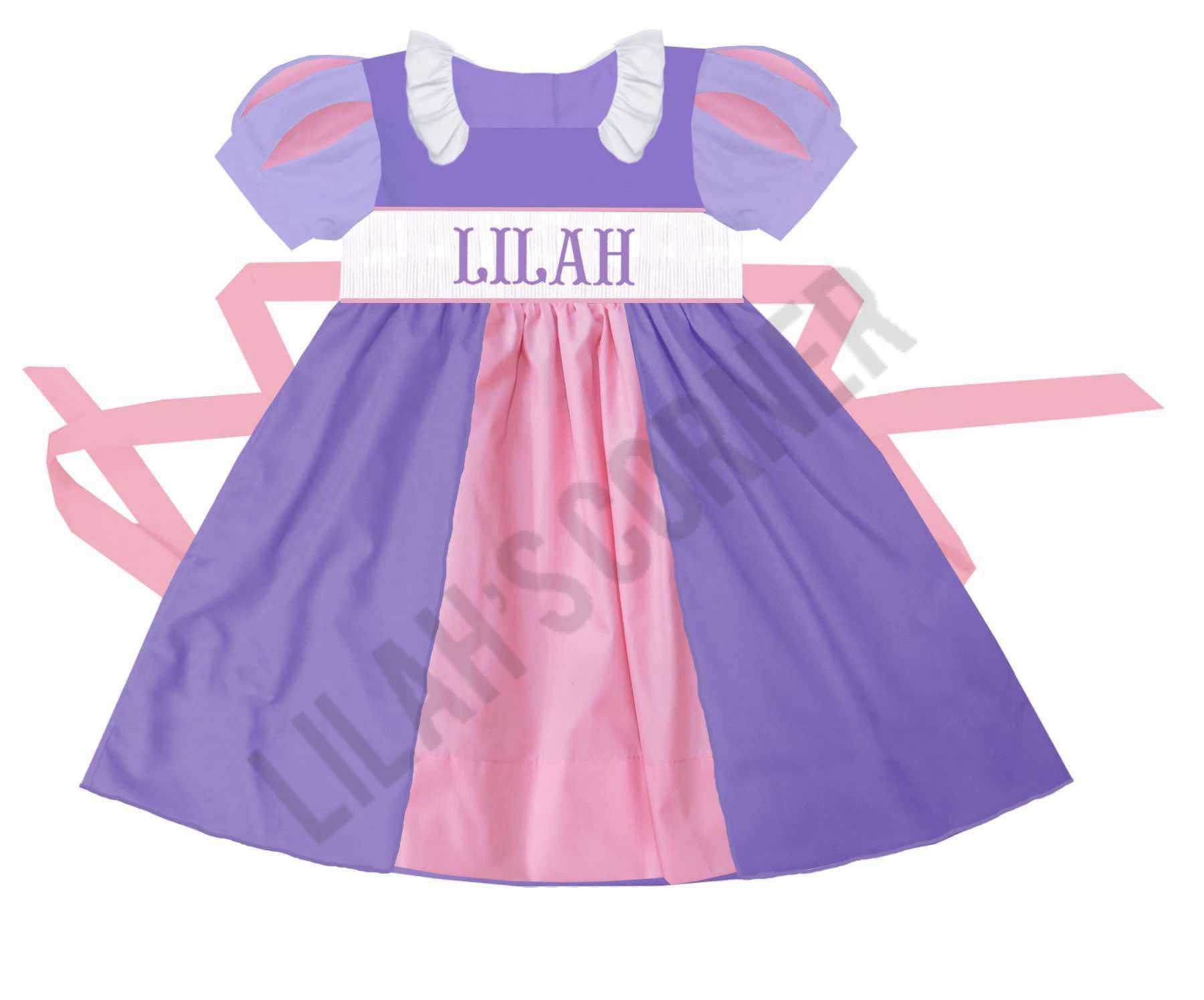 Hand Smock - Pretty as a Princess - Dress