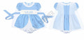 Hand Smocked Pretty As Princess Bubble