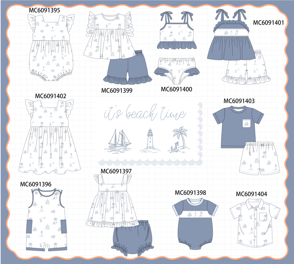 PO107 It's beach time print collection  ETA MARCH