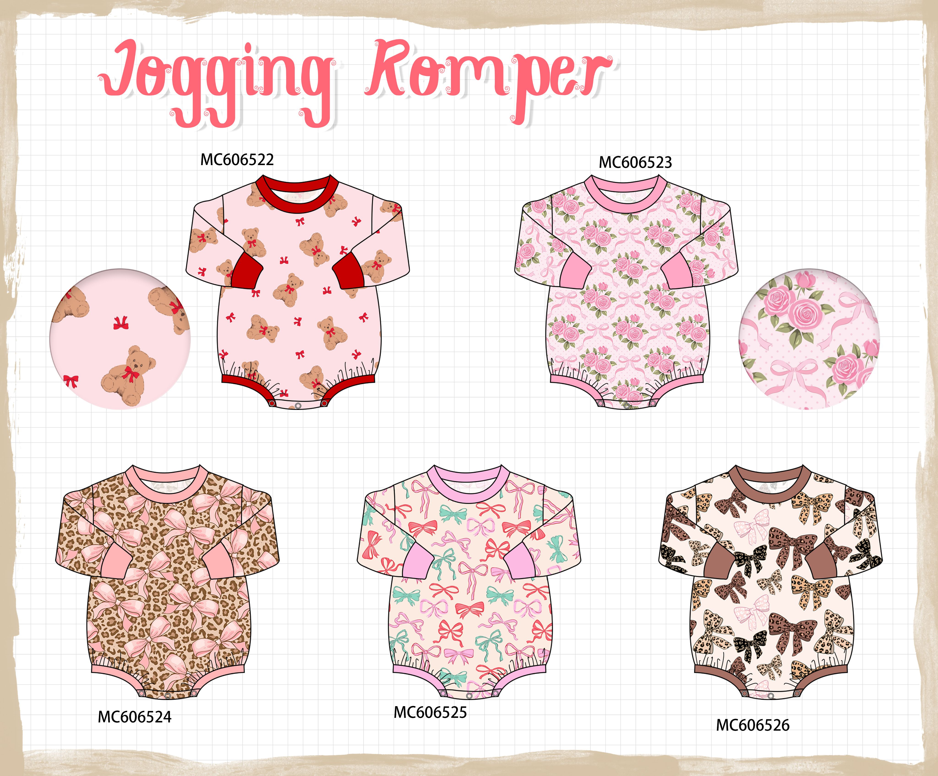 PO96 Jogging print bubble collection - ETA December to LC