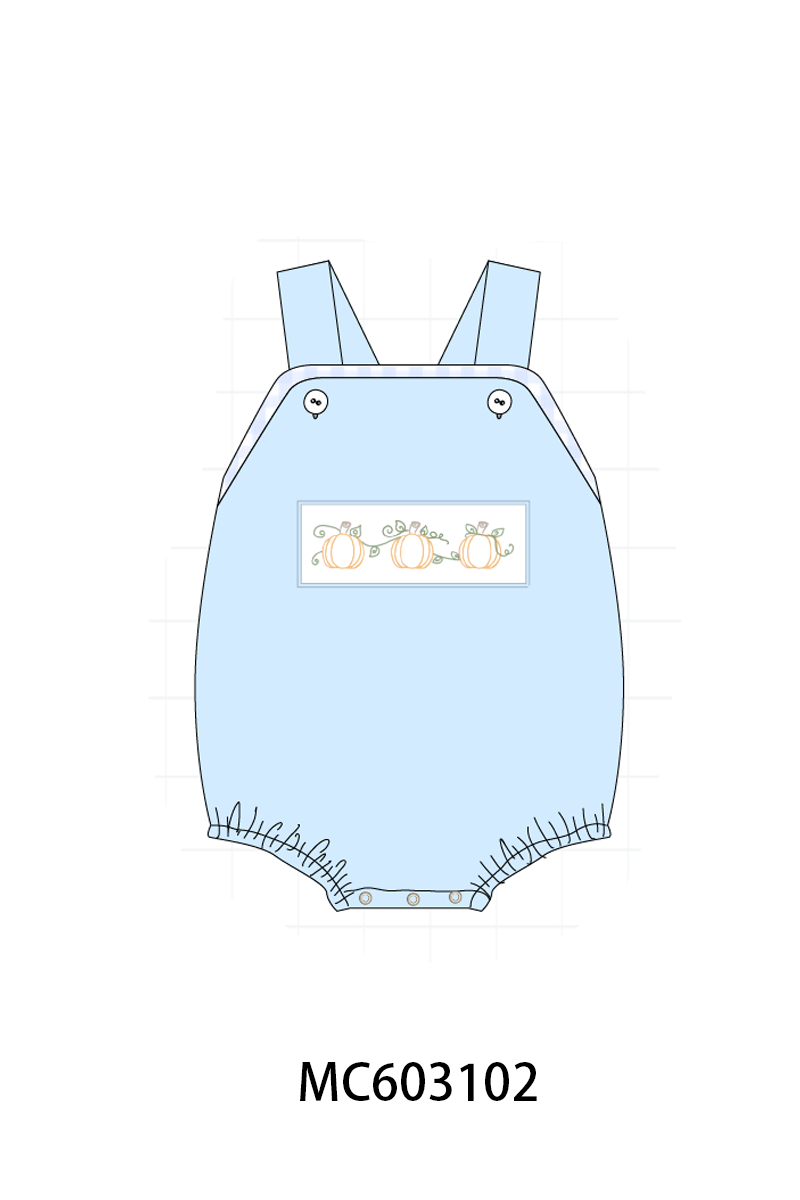 PO83 Pumpkin with bow embroidery collection (eta August)