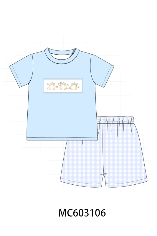 PO83 Pumpkin with bow embroidery collection (eta August)