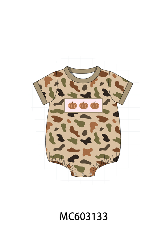 PO83 Camouflage pumpkin embroidery collection (eta August)