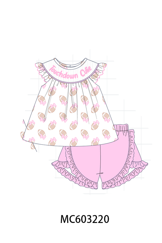 PO83 Pink&blue touchdown smocked collection (eta August)