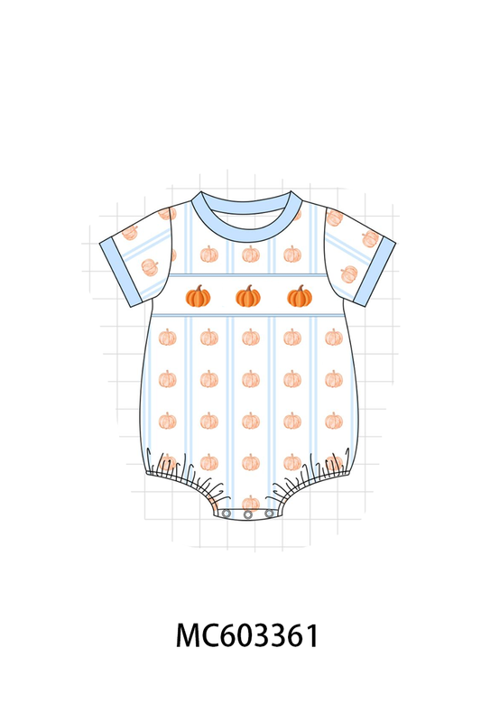 PO83 Blue pumpkin embroidery collection (eta August)