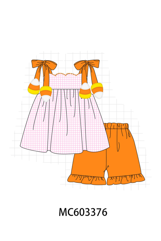 PO83 Pink&blue candy corns bow collection (eta August)