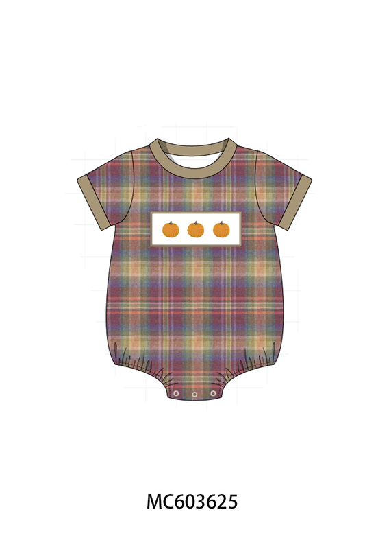 PO85 Camel pumpkin embroidery ruffle collection - ETA  LATE AUGUST to LC