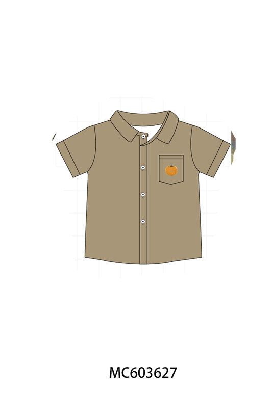 PO85 Camel pumpkin embroidery ruffle collection - ETA  LATE AUGUST to LC