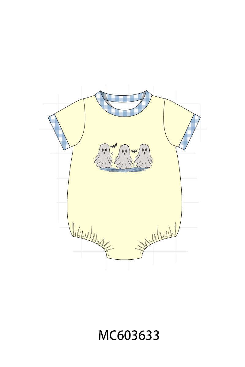 PO85 Pink halloween ghost spooky embroidery collection - ETA  LATE AUGUST to LC