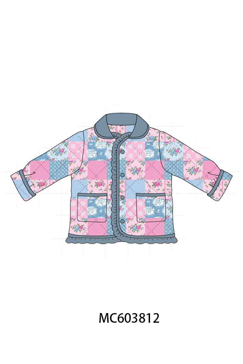 PO85 Floral patch work ruffle coat collection - ETA  LATE AUGUST to LC